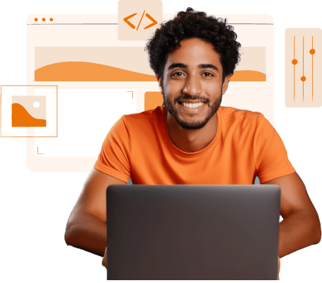 Website bouwen illustratie